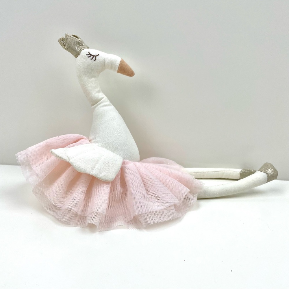 Stephan Baby Ballerina Swan Plush Room Decor